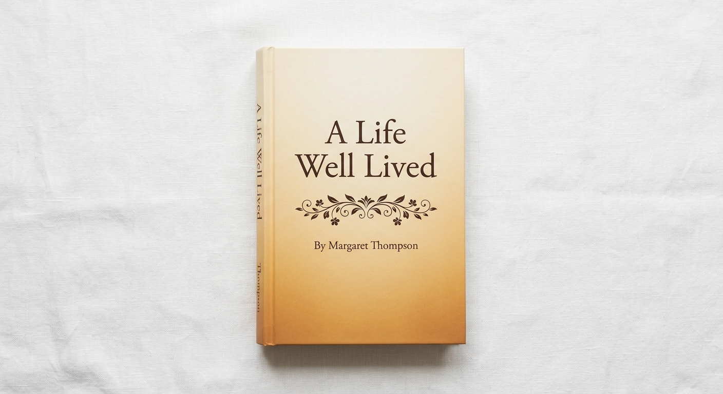 Tell Me Your Story Standard Hardcover-Buch im Casewrap-Einband, flach liegend